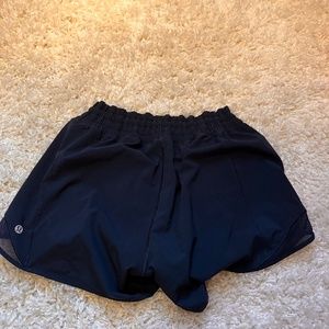 Lululemon, size 6 tall navy shorts